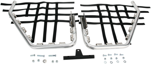 DG PERFORMANCE Nerf Bars - YFM 700R - Natural/Black 60-4475