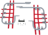DG PERFORMANCE Nerf Bars - TRX250EX - Silver/Red 54-2500
