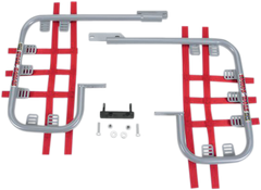 DG PERFORMANCE Nerf Bars - TRX250EX - Silver/Red 54-2500