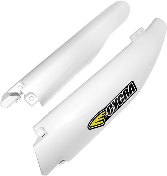 CYCRA Fork Guards - White 1CYC-6904-42