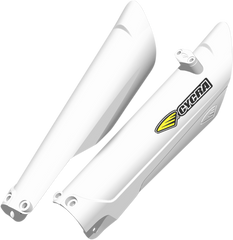 CYCRA Fork Guards - White 1CYC-6908-42 for Enhanced Protection