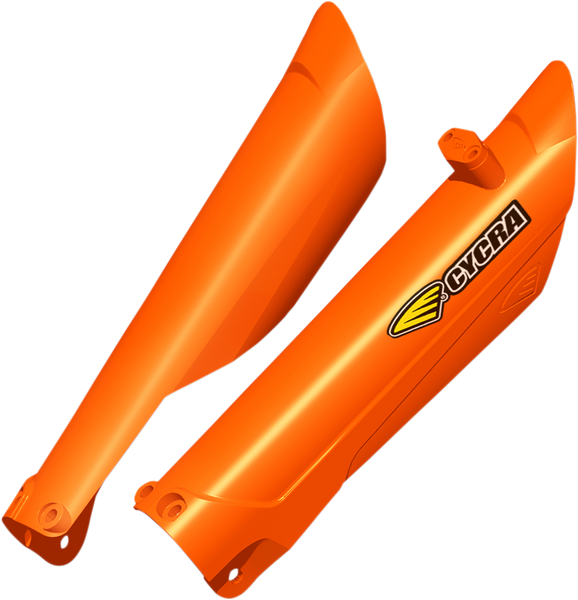 CYCRA Fork Guards - Orange 1CYC-6905-22 for Enhanced Motorcycle Protection