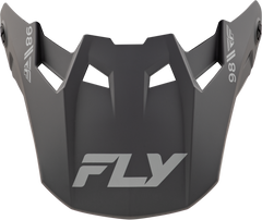 FLY RACING 73-4353 Formula Cc Objective Visor Matte Black/Grey Md/Lg