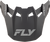 FLY RACING 73-4353 Formula Cc Objective Visor Matte Black/Grey Md/Lg