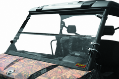 QuadBoss 16-22 Can-Am Defender HD10 Folding Windshield