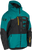 FLY RACING Carbon Jacket Black/Teal/Orange 470-52032X - Weatherproof and Durable