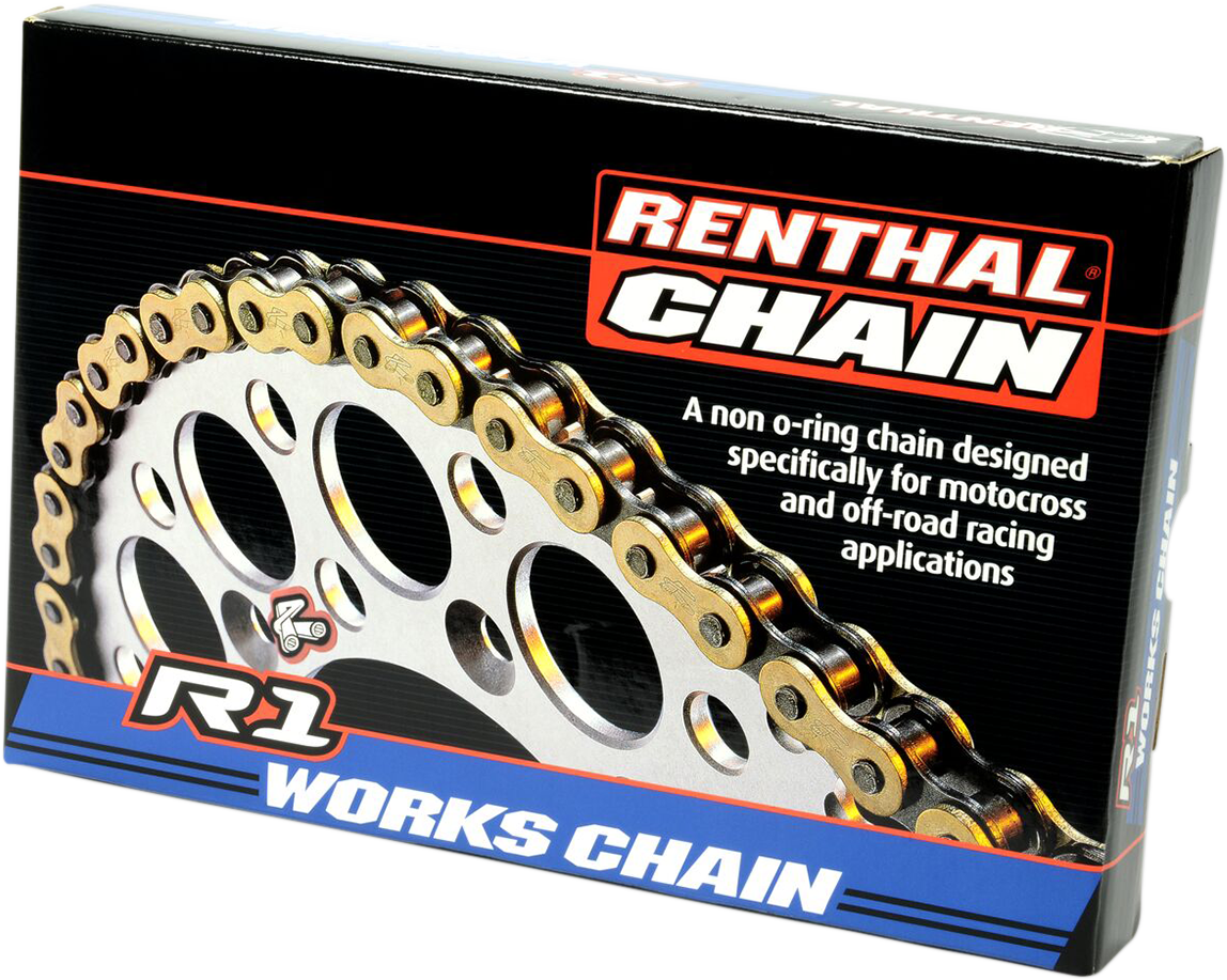 Renthal 420 R1 Works Chain C241 * 120 Links for Mini Racing Machines