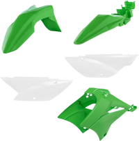 ACERBIS Standard Replacement Body Kit - OEM '11-'22 Green/White 2780500145