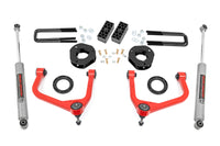Rough Country | 3.5 Inch Lift Kit | Chevy Silverado 1500 2WD/4WD (2019-2024) | 29531RED