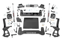 Rough Country | 4 Inch Lift Kit | Diesel | Chevy/GMC Sierra 1500 (19-24)/Silverado 1500 (19-24)  | 27531D