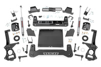 Rough Country | 6 Inch Lift Kit | Diesel | GMC Sierra 1500 2WD/4WD (2019-2024) | 22931D