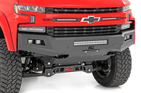 Rough Country | High Clearance Front Bumper | LED Lights & Skid Plate | Chevy Silverado 1500 (19-22) | 10757A