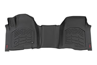 Rough Country | Sure-Fit Floor Mats | Front Over Hump | Crew | Chevy/GMC 1500/2500HD/3500HD (19-26) | SM2165