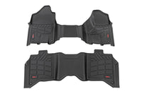 Rough Country | Sure-Fit Floor Mats | Front & Rear | Crew | Ram 2500/3500 2WD/4WD (2019-2026) | SM31530