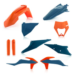 ACERBIS Full Plastic Kit KTM Orange/Dark Blue - Part Number 2791547302