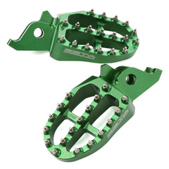 Footpegs Aluminum Green