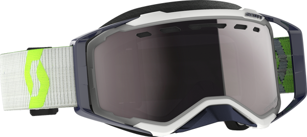 SCOTT Prospect Goggle - Snow Cross Grey/Yellow with Enhanced Silver Chrome (Part No: 272846-1120313)