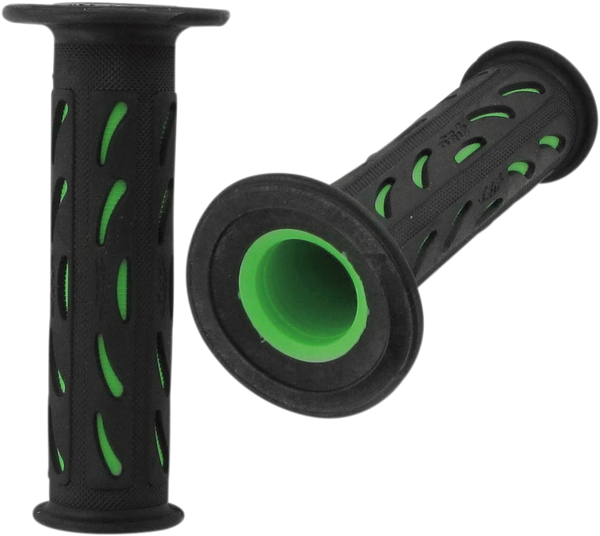 PRO GRIP 724 Open Ends Grips - Black/Green PA0724OEVE02