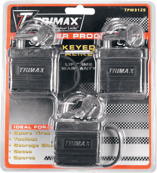 TRIMAX TPW3125 Same Key Lock - Weather-Resistant Security Solution