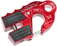 FACTOR 55 Ultrahook Xtv Winch Shackle Mount - Part Number 00275-01 - Red