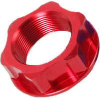 Steering Stem Nut & Bolt Red M24x30 P1.0 H12