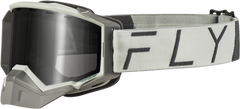 Zone Pro Snow Goggle Grey W/ Silver Mir/Plrzd Smoke Lens