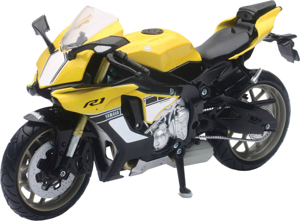 NEW-RAY 57803B Replica 1:12 Scale Yamaha YZF R1 Super Sport Bike - Yellow