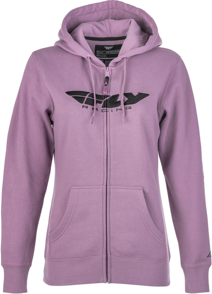 Women's Fly Corporate Zip Up Hoodie Mauve 2x