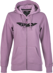 Women's Fly Corporate Zip Up Hoodie Mauve 2x