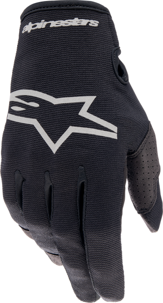 Alpinestars Radar Gloves Black/Brushed Silver 2x - Part Number 3561823-1419-XXL