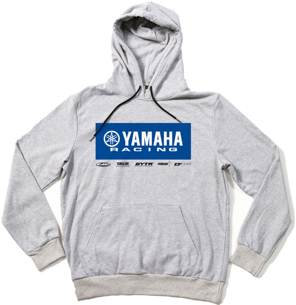 D-COR Yamaha Racing Sweatshirt - Grey - Large (Part Number: 85-205-3)