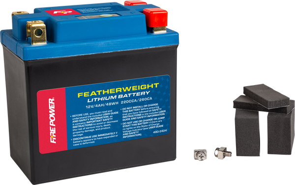 FIRE POWER HJTX14AHQ-FP-B Featherweight Lithium Battery - 220 CCA 12V/48Wh