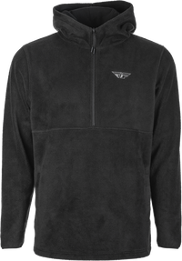 FLY RACING Half Zip Pullover Hoodie Black - Part Number 354-0020M