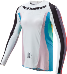 Alpinestars Techstar Jersey Black/Multicolor - Part Number 3786924-1152-L, Size Large