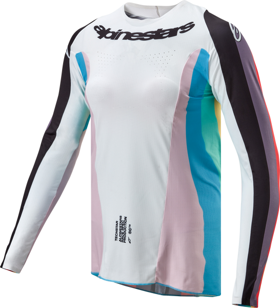 Alpinestars Techstar Jersey Black/Multicolor XS - Lightweight Performance Gear