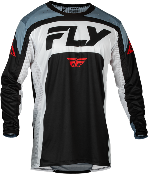 FLY RACING Lite Jersey in Black/White/Denim Grey - Part Number 377-720M