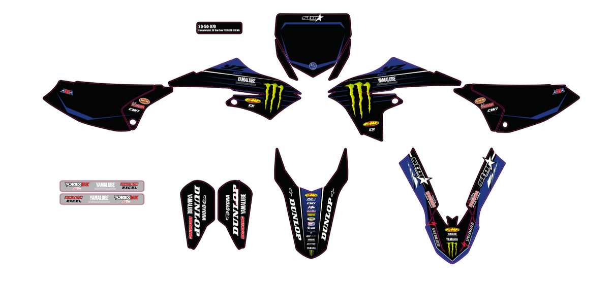 Graphic Kit 20 Monster Kaw Kxf 450 (16 18)