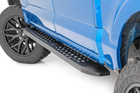 Rough Country | RPT2 Running Board | Crew Cab | Black | Ford F-150/Lightning/F-250/F-350/Raptor (15-26) | 44005