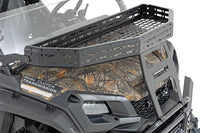 Rough Country | Front Cargo Rack |Black Series LED | 6" Light | Slim Line | Honda Pioneer 1000  | 92059