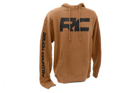 Rough Country | Rough Country Hoodie | RC Topographical Sleeve | Saddle | XL | 94095XL