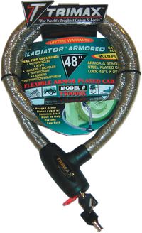 TRIMAX Braided Cable Lock - 48" TG3048SX