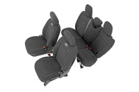 Rough Country | Seat Covers | Front and Rear | Jeep Wrangler Unlimited 4WD (2018-2026) | 91010