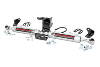 Rough Country | N3 Steering Stabilizer | Dual | 2.5-8 Inch Lift | Jeep Gladiator JT/Wrangler JL (18-26) | 87304