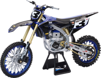 NEW-RAY 1:6 Yamaha Factory Team YZ450F Eli Tomac #3 with #1 SX/MX