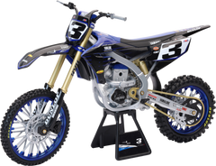 NEW-RAY 1:6 Yamaha Factory Team YZ450F Eli Tomac #3 with #1 SX/MX