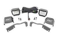 Rough Country | LED Light Kit | Ditch Mount |  3" OSRAM | Wide | Nissan Frontier (22-26) | 71068