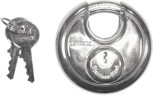 TRIMAX TRP170 Stainless Steel Round Padlock - Keyed Security Solution