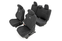 Rough Country | Seat Covers | FR & RR | Double Cab | Toyota Tacoma 2WD/4WD (2024-2026) | 91062