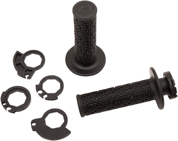 MOOSE RACING Lock-On Grips - Black/Gold B36MRB-D