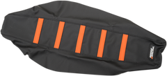 MOOSE RACING Ribbed Seat Cover - Black Cover/Orange Ribs - KTM KTM8518-336